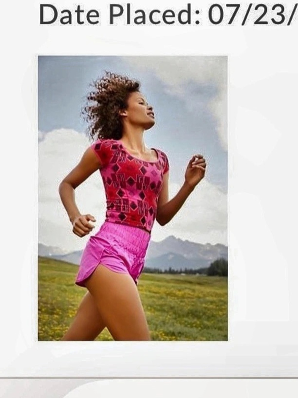 Free people the way home shorts in magenta or bright pink / purple